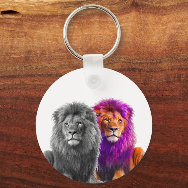 Llavero Artsy Lions (Reverso )