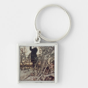 Llavero Arturo Rackham el   los jardines de Kensington