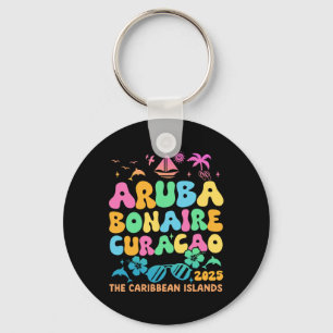 Llavero Aruba Bonaire Curacao 2025 Island Caribbean Trave