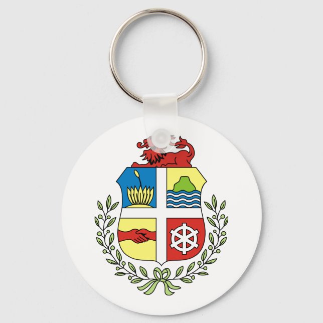 Llavero Aruba Coat of Arms Keychain (Anverso)