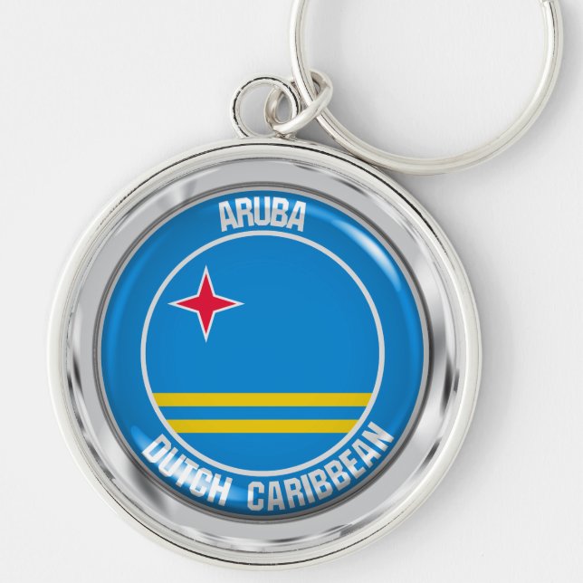 Llavero Aruba Round Emblem (Frente)