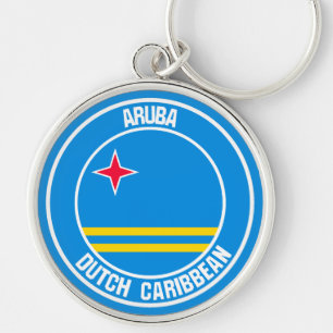 Llavero Aruba Round Emblem