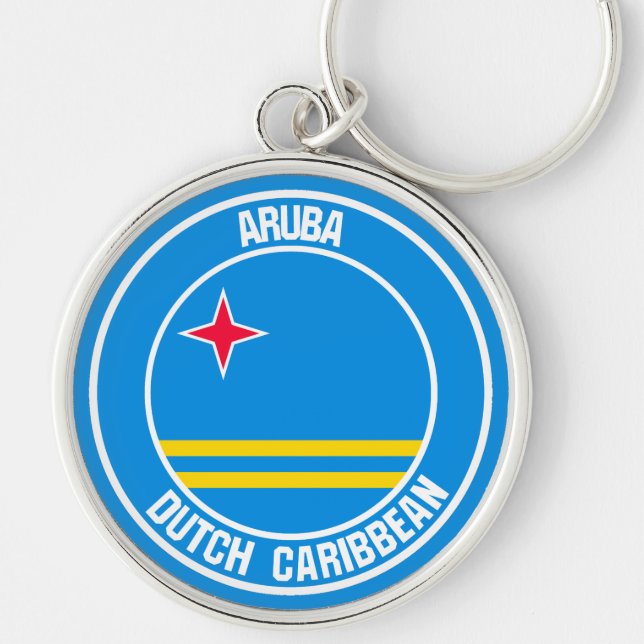 Llavero Aruba Round Emblem (Frente)