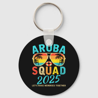 Llavero Aruba Squad 2025 Vacation Friends Family Matching