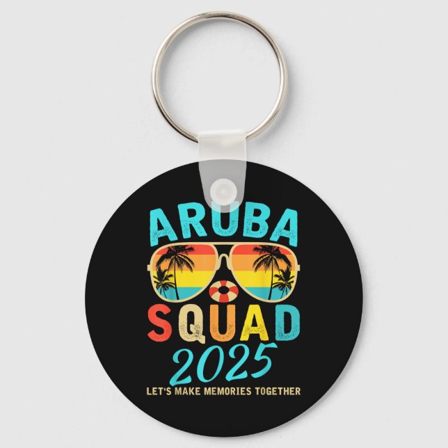 Llavero Aruba Squad 2025 Vacation Friends Family Matching  (Anverso)