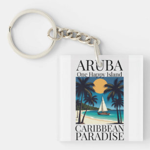 Llavero Aruba, una isla feliz
