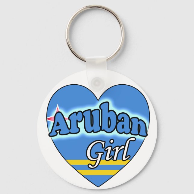 Llavero Aruban Girl (Anverso)