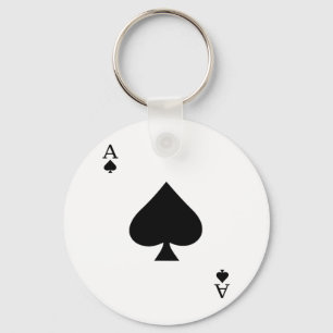 Llavero As Of Spades Decks Of Cards Halloween Costume