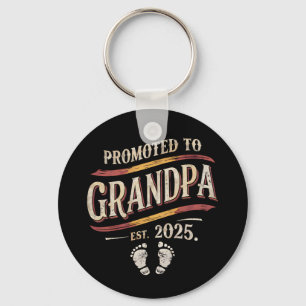 Llavero Ascendido a Abuelo 2025 Abuelo est 2025 