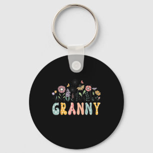 Llavero Ascendido a Granny Est. 2026 Floral de Margarita S