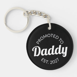 Llavero Ascendido a Papá Desde 2027 Nuevo Papá Baby Shower