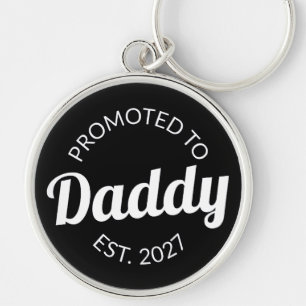 Llavero Ascendido a Papá Desde 2027 Nuevo Papá Baby Shower