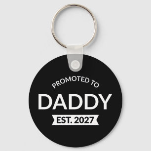 Llavero Ascendido a Papá Est 2027 Anuncio de Nuevo Papá II
