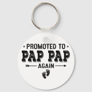 Llavero Ascendido a Papá Papá de nuevo abuelos Byby