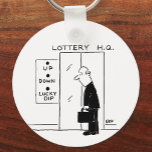 Llavero Ascensor o elevador en un Personalizado de la sede<br><div class="desc">En las oficinas de Lottery,  o Lotto,  un visitante se sorprende de ver que los botones del ascensor consisten en "Up",  "Down" y "Lucky Dip".</div>