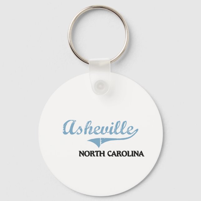 Llavero Asheville North Carolina City Classic (Anverso)