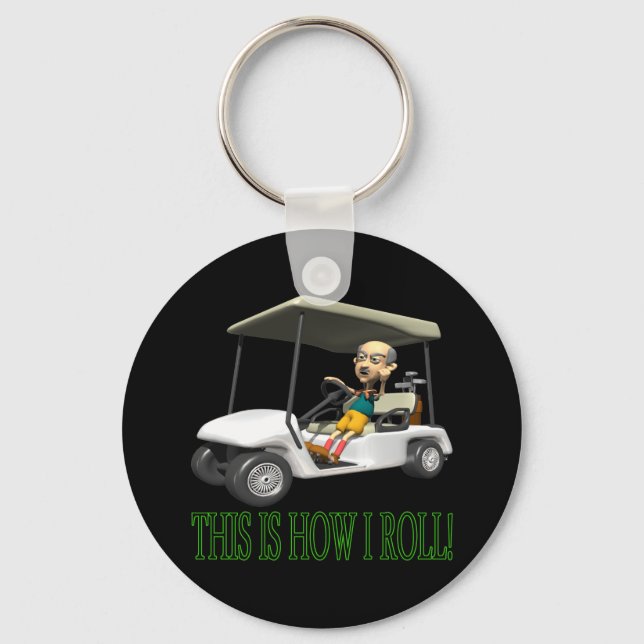 Llavero Así es como hago rodar (Anverso)