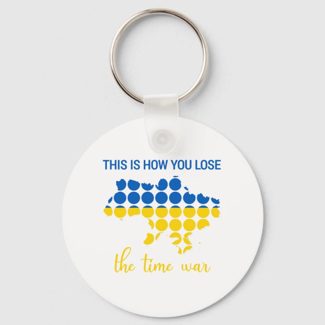 Llavero Así es como pierdes el tiempo de guerra (Anverso)
