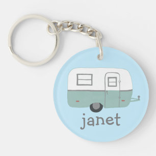 Llavero ASÍ ES COMO ROLL RV Trailer Camping PERSONALIZADO