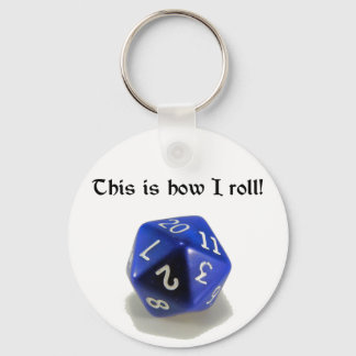Llavero Así es como rollo (d20)