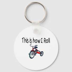 Llavero Así es como rollo (Triciclo Rojo)