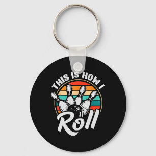 Llavero Así es como ruedo Retro Bowling 60s 70s Bolos Fu