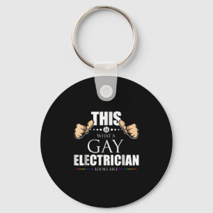 Llavero Así Se Ve Un Electricista Gay Como LGBT