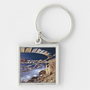 Llavero Asia, India, Ladakh, Leh. Conocido como poco