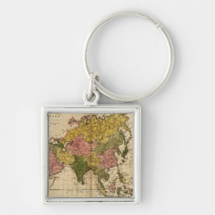 Llavero Asia: Mapa panorámicoAsia 3