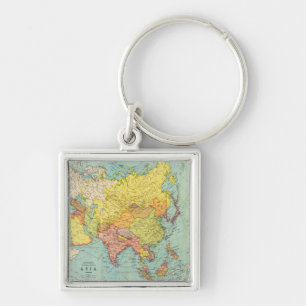Llavero Asia: Mapa panorámicoAsia 9