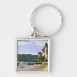 Llavero Asia, Tailandia, Krabi. Playa West Railay, larga