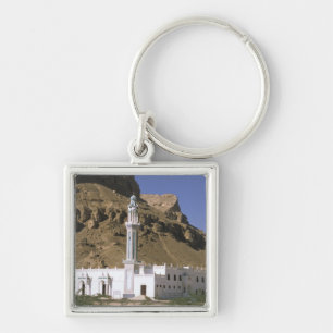 Llavero Asia, Yemen, Tarim. Mezquita blanca.