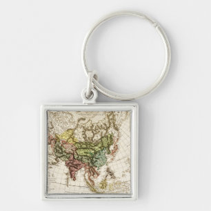 Llavero AsiaPanoramic MapAsia 7