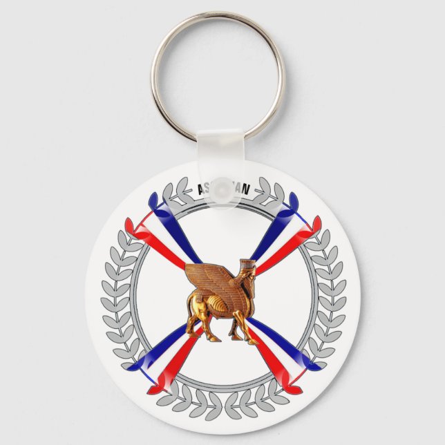 Llavero Asirian Lamassu y Keychain (Anverso)