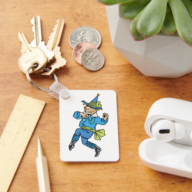 Llavero Asistente de cosecha de Oz, Cute Dancing Boy Munch (Escritorio )