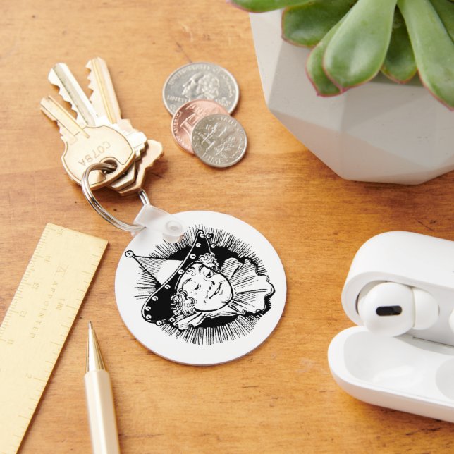 Llavero Asistente de cosecha de oz, retrato de mujer Munch (Escritorio )