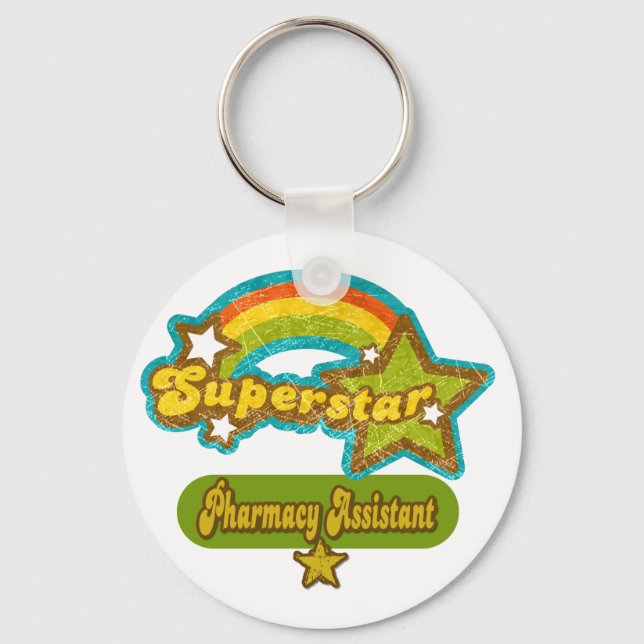 Llavero Asistente de Farmacia Superstar (Anverso)