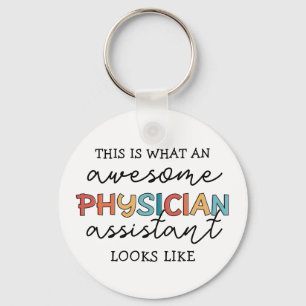 Llavero Asistente Médico Funny Awesome Regalos De Bienesta
