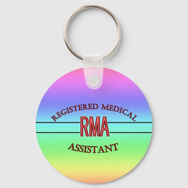 LLAVERO ASISTENTE MÉDICO REGISTRADO DE RMA LOGO (Anverso)