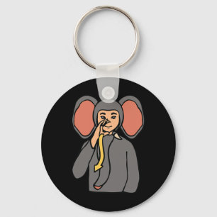 Llavero Asl Hand Gesture Deaf Hearing Loss Awareness Boy