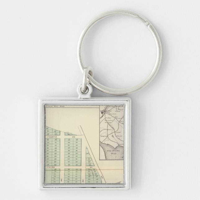 Llavero Asociación de Tierras de Brighton, contigua al Lag (Frente)