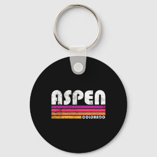 Llavero Aspe de Aspen Colorado Co Mountain Skiing Vintage