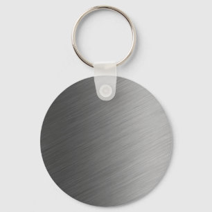 Llavero Aspecto Metalizado de aluminio cepillado
