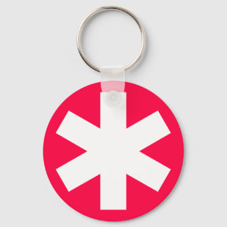 Llavero Asterisk - Rojo Crimson