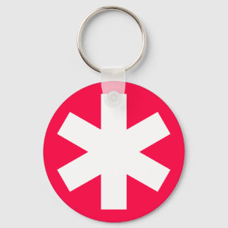 Llavero Asterisk - Rojo Crimson