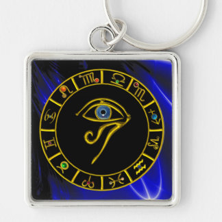 Llavero ASTRAL OYE / BLUE TALISMAN / Astrologic Chart