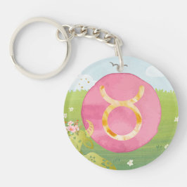 Llavero Astrología Taurus Keychain Zodiac - Belleza Basada