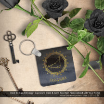 Astrología zodiaca oscura: Nombre dorado negro de