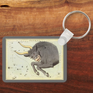 Llavero Astrología Zodiaco Vintage Tauro Constelación Toro