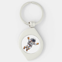 Llavero Astronaut in space
